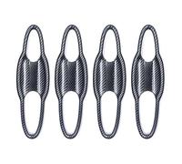 YSBVBLRMRV Car Outside Door Handle Cap Single Hole Door Handle Cover Decorative Anti-Scratch Protector Accessories for 500X 2016-2023(Door Bowl Carbon Fiber)