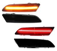 YSBVBLRMRV Indicator Lights For Chrysler For Crossfire 2004-2008 Turn Signal Light Side Mirror Indicator Amber Yellow Front Lights Bumper Lamp(4pc Front Rear1)