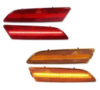 YSBVBLRMRV Indicator Lights For Chrysler For Crossfire 2004-2008 Turn Signal Light Side Mirror Indicator Amber Yellow Front Lights Bumper Lamp(4pc Front Rear2)