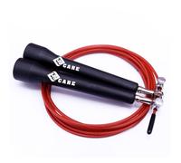 YSCARE Adjustable Speed Jump Rope For Men, Women & Children 360° Swivel Ball Bearing Blazing Fast Fitness Skipping Rope Perfect for Boxing, MMA, Endurance Strength Training & Double Unders (Black)
