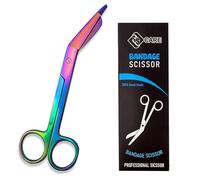 YSCARE Bandage Scissors Stainless Steel First Aid Utility First Aid Lister Bandage Scissors Dressing Student Nurse Paramedic (Multi, 5.5")