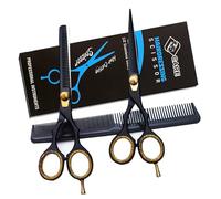 YSCARE Professional Hairdressing Scissors Set Hair Cutting Tools Barber Scissors kit Stainless steels Thinning Scissors Kit, Extra Sharp and Precise for Hair and Beard for Hairdresser/Hairdresser