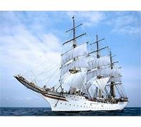 YSCOLOR 5D Diamond Embroidery The Ship Pattern With Rhinestones Diamond Mosaic Full Kits For Cross Stitching Home Decor 11.8X15.8 in/30X40cm