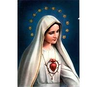 YSCOLOR 5D Full Round Drill Jesus Virgin Mary Diamond Painting Kits for Adults Beads Craft Diamond Art Kits for DIY Gift 30x40cm/11.8x15.8inch