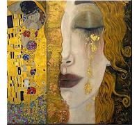 YSCOLOR Diamond Embroidery Golden Tears Gustav Klimt Diy Diamond Painting Cross Stitch 5D Rhinestone Mosaic Painting By Number 11.8X11.8in/30X30cm