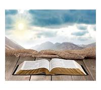 YSCOLOR Diamond Painting Kits for Adults 5D Round Full Drill Art Holy Bible Vacation Bible School Events Jesus Christ Father of God Christmas Church 30x40cm/11.8x15.8inch