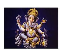 YSCOLOR Lord Ganesha Religion Full Diamond Painting Diamond Embroidery Cross Stitch 5D Round Rhinestone Mosaic Kits Sticker 11.8X15.8in/30X40cm