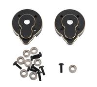 Yscryptoline 2PCS Outer Rear Portal Covers Counterweight for HOBBYPLUS 1/18 4WD CP18P RC Car, Copper Material, Enhanced Stability, Easy to Install, for RC Car Accessories