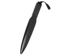Yscryptoline Dog Break Stick, Dog Bite Training Stick Chew Toy, Nylon Rubber Stress Relief Training Tool with Black Lanyard for Small Medium Dogs in Backyard Garden (Black Handle)