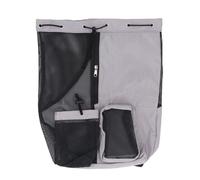 Yscryptoline Mesh Swim Bag Drawstring Backpack, Water Sports Beach Backpack with Wet Dry Pocket, Lightweight Nylon PVC Mesh Swimming Surfing Bag for Pool Gym Travel Outdoor Activities