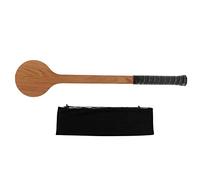 Yscryptoline Tennis Sweet Pointer Spoon, Wooden Tennis Training Aid for Hitting Sweet Spot, Red Oak Racket Swing Practice Tool with Storage Bag for Players of All Ages (Standard model-60cm)