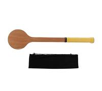 Yscryptoline Tennis Sweet Pointer Spoon, Wooden Tennis Training Aid for Hitting Sweet Spot, Red Oak Racket Swing Practice Tool with Storage Bag for Players of All Ages (Children's model-55cm)