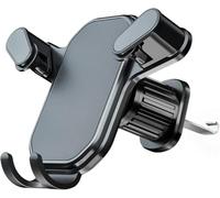 YSDCIKM 1 Pcs Car Phone Holder for BMW 5 Series E60 M4 Style 2004-2010, Carro Gancho Metálico & Doble Pata, 360° Rotating Adjustable Holder for Phone, Soporte de Móvil para Coche