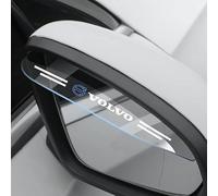 YSDCIKM 2 Pcs Car Side Mirror Rain Guard for Volvo EX30, Carbon Fiber Rear View Side Mirror Rain Eyebrow, Automotive Rain Eyebrow Accessories, B