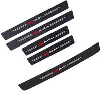 YSDCIKM 4 Pcs Car Door Sill Protector Strips for Dacia Bigster 2025 - SUV, Waterproof Carbon Fiber Sticker Protective and Kick Scuff Plate Accessories