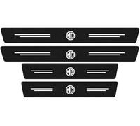 YSDCIKM 4 Pcs Car Door Sill Protector Strips for MG ZS Hybrid+ Luxury 2024, Waterproof Carbon Fiber Sticker Protective and Kick Scuff Plate Accessories