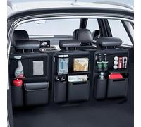 YSDCIKM Car Boot Organiser Storage for Mercedes Benz Vito W638/W639 2003-2014, Hanging Trunk Organizer, Foldable Car Tidy Storage Bag with Adjustable Straps