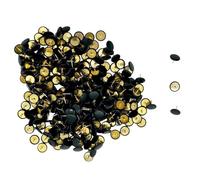 YSDINK 300 Pcs Black Drawing Pins with Storage Box, Round Head Thumb Tacks, Metal Push Pins for Pinboards, Bulletin Boards, Maps, Photo Walls, Decorative Cork Board Pins for Office and Home (Black)