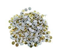 YSDINK 300 Pcs Black Drawing Pins with Storage Box, Round Head Thumb Tacks, Metal Push Pins for Pinboards, Bulletin Boards, Maps, Photo Walls, Decorative Cork Board Pins for Office and Home (White)