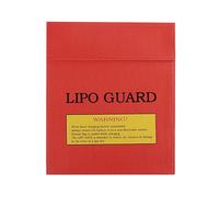 YSDINK Premium Fireproof Document Bag - Heat Resistant Pouch,Safe Storage for LiPo Battery,Jewelry,Money,Documents,Waterproof & Explosion Proof (Red, 230 * 300MM)