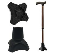 YSDINK Walking Stick Rubber Ends,19mm 3/4" Non-Slip Cane Tips Self Standing Feet Base Crutch Tips Rubber Ferrules for Standard Walking Sticks Replacement Rubber Feet