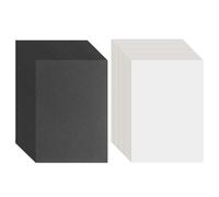 YSDMY 100 Sheets Kraft Paper Card A6 350gsm 14.5 x 9.5 cm Hard Paper A6 Business Card Paper(Black + White