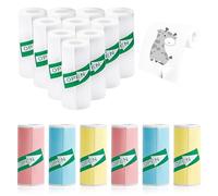 YSDMY 16 Rolls Thermal Rolls, Thermal Paper for Children, 57 x 25 mm, Instant Camera and Self-Adhesive Printable Sticker, Mini Printer Paper for Journal, Photo Texts, Study Notes and More (Colourful)