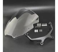 YSDSLS Motorcycle Front Windscreen Windshield Fly Screen Shield With Bracket Holder For Y&amaha FZ09 MT09 MT-09 SP 2021-2023(Style 3)