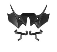 YSDSLS Motorcycle Front Wing Spoiler For Kawasaki Z650 2020-2024 Winglet Deflector Frontal Sport Naked Downforce Spoilers(Black)