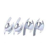 YSDSLS Perfect Fit Original Car Contour ABS Silver Car Exterior Door Handle Cover Trim Sticker for Mitsubishi L200 for Triton for Pickup 2006 2007-2014(S-Bowl)