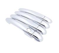 YSDSLS Perfect Fit Original Car Contour Car Exterior Door Handle Cover ABS Chrome Protector Sticker Trim for Nissan for Primera P12 2001 2002~2007(1 Button 4 Door)
