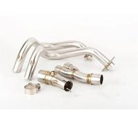 YSDSLS Removable stainless steel Slip On Motorcycle Exhaust Full System Muffler For KAWASAKI ER6N ER6F For Ninja 650R Z650 For Versys 650