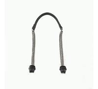 YSDSS 1 Pair Obag Silver Long Double Chain OT T Handles For EVA O Bag Totes Women Shoulder Handbags-Gun black