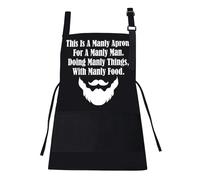 YSDYY 1 Piece Of Letter Printed Apron, Creative Apron, Waterproof Apron, Anti-Oil Apron, Kitchen Apron, Work Apron