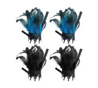 YSDYY 2 Pairs Of Feather Lace Bracelets, Retro Bracelets, Creative Bracelets, Gothic Bracelets, Role-Playing Costume Accessories