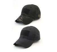 YSDYY 2 Pc Men's Baseball Caps, Camouflage Outdoor Baseball Caps, Sun Protective Visors, Tactical Peak Caps, Adjustable Sports Caps for Running, Hiking and Camping