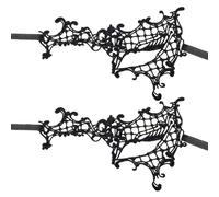 YSDYY 2 Pieces Of Lace Eye Mask, Ele Eye Mask, Women'S Eye Mask, Masquerade Eye Mask, Role Play Clothing Accessories