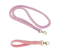 YSDYY 2 Pieces Of Pink Lanyard, Hand-Woven Lanyard, Simple And Versatile Lanyard, Suitable For Keys, Business Cards, And Work Cards