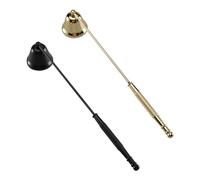 YSDYY 2 Pieces Stainless Steel Candle Extinguishing Cover, Long Handle Candle Extinguisher, Classic Solid Color Candle Extinguisher, Metal Candle Cover, Candle Extinguishing Tool