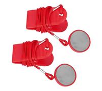 YSDYY 2 Pieces Treadmill Safety Lock, Simple Safety Lock Magnet Buckle, Treadmill Safety Switch Key, Emergency Stop Key, Treadmill Accessories