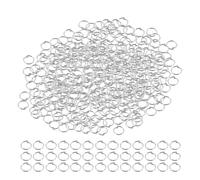 YSDYY 2000 Pieces Of Silver Jump Ring, Metal Open Jump Ring, Diy Jewelry Connector, Open Circle Accessories, Stylish Keychain Open Ring