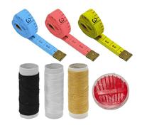 YSDYY 3 Pieces Tape Measure And 1 Set Of Sewing Tools, Sewing Soft Ruler, Sewing Accessories, Measuring Tools, Tailor Tape Measure