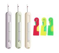 YSDYY 3Pcs Sewing Seam Ripper, 3Pcs Needle Threader, Retractable Seam Ripper, Hand Sewing Needle Threader, Sewing Machine Needle Quick Threader, Garment Sewing Accessories
