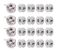 YSDYY 4-Piece Shuttle Shell And 16-Piece Bobbin, Sewing Machine Accessories, Sewing Machine Metal Parts, Household Sewing Machine Spool Box