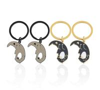 YSDYY 4 Pieces Otter Keychains, Puzzle Keychains, Cute Animal Keychains, Couple Keychains, Friendship Keychains, Gifts For Couples And Good Friends