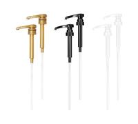 YSDYY 6 Pieces Syrup Pump, Press Pump Head Set, Reusable Pump Head, Coffee Syrup Pressing Absorber, Syrup Dispenser