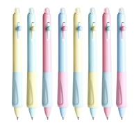 YSDYY 8 Pieces Of Erasable Pens, Student Stationery, Cute Cartoon Neutral Pens, Study And Office Supplies, Press The Pen
