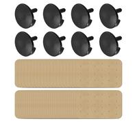 YSDYY 8 Pieces Round Fryer Base Corner Guard And 50 Sheets Of Fryer Pads, Air Fryer Supplies, Fryer Base Protector