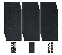 YSDYY 9 Pieces Of Solid Color Patch, Simple Self-Adhesive Patch, Diy Clothing Repair Cloth Patch, Multi-Functional Hole Repair Patch, Down Jacket Patch