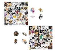 YSDYY Pack of 120 Scrapbook Stickers, Waterproof Driver Stickers, Decorative Stickers for Computer Notebooks, Luggage Stickers, Bicycle Stickers, Water Cup Reading Stickers